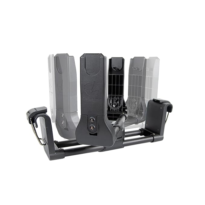 WONDERFOLD Stroller Wagon Car Seat Adapter - Secure Attachment for Infant Car Seat Makes Room for Baby and Another Child Opposite (W2 Series, Not Compatible with L & Pro)