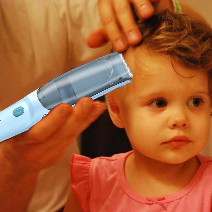 Kids Quiet Hair Clippers - Quiet Baby Hair Clippers, Baby Hair Clippers | Waterproof USB Rechargeable Cordless Haircut Kit, Cordless Rechargeable Hair Clipper, Childrens Silent Hair Clippers