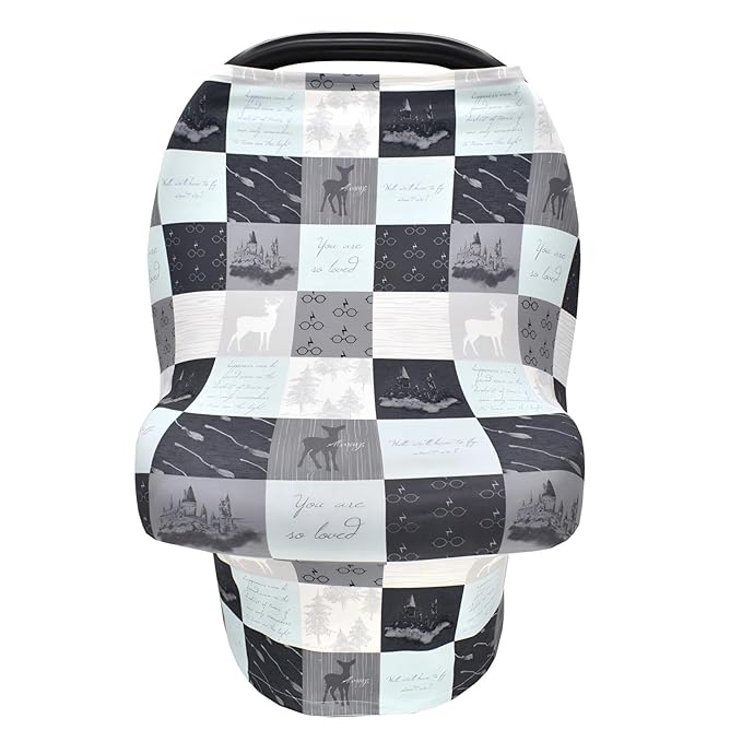 Nursing Cover for Newborn Breastfeeding Multi Use Infant Stroller Canopy Unisex Baby Car Seat Cover for Baby Boy and Girl (Green)