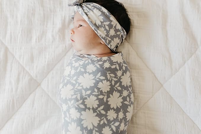Copper Pearl Baby Bows: Stylish Headbands for Baby Girls, Premium Soft and Stretchy Baby Headbands, Perfect for Newborns, Trendy Designs - Lacie