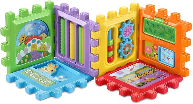 LeapFrog 6-in1 Snap and Learn Busy Cube Motor Skills Baby Toy
