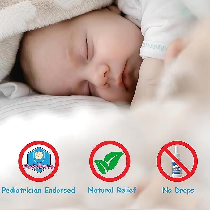 JAPARA Gas and Colic Reliever for Babies, Natural Solution for Baby Colic and Gas Relief, 100% Safe & Effective Instant Constipation Relief for Gassy Babies (20 Count)