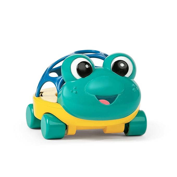 Baby Einstein Curious Car Neptune Oball Toy Car & Rattle, Ages 3 Months and Up