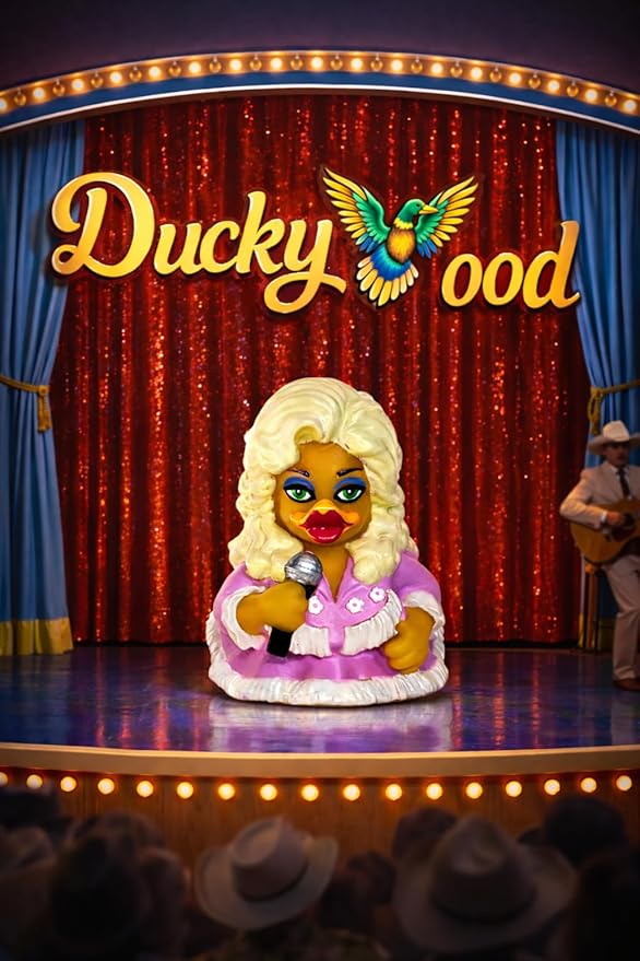 CelebriDucks - Pluckin' 9 to 5 - DuckyWood - Floating Rubber Ducks - Collectible Bath Toy Gift for Kids & Adults of All Ages