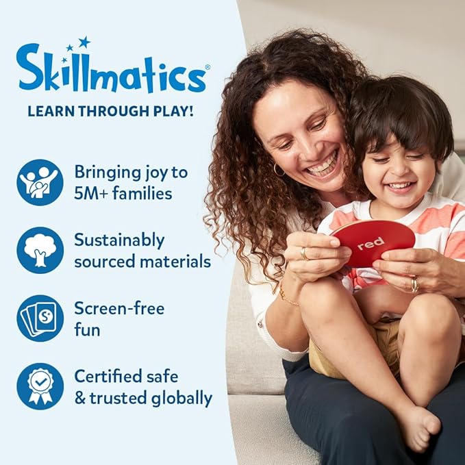 Skillmatics Connectable Learning Link Toy for Toddlers – Fun & Educational Snap-Together Toy for Babies, Fine Motor Skill, Hand-Eye Coordination & Early Learning, Gift for Ages 10–24 Months, 15 Links