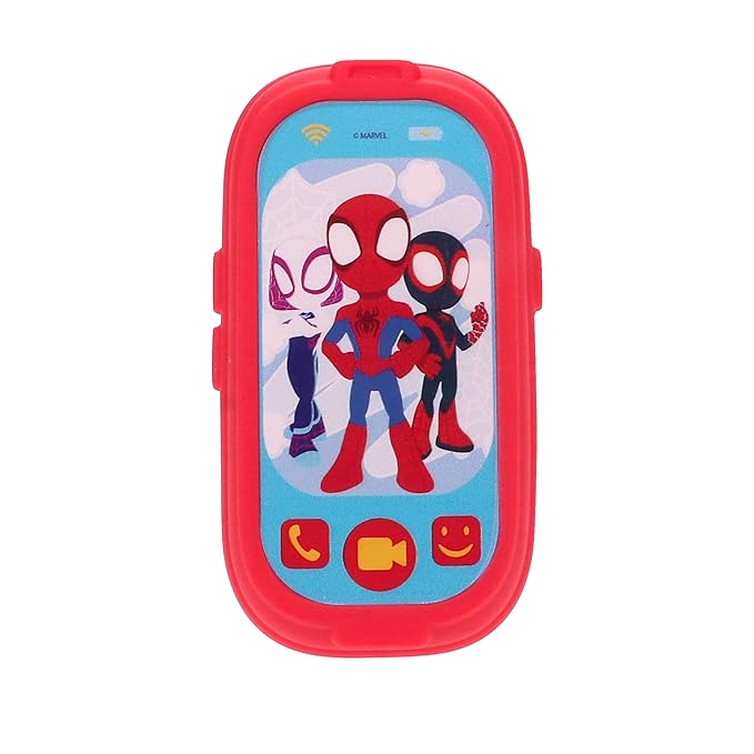 Spidey and His Amazing Friends Light Up Cell Phone Squirter - 6 pc Party Favor pk