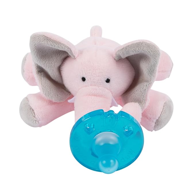 WubbaNub Infant Pacifier - Pink Elephant