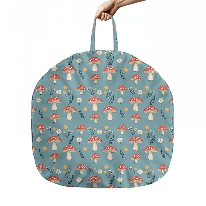 Newborn Lounger Cover, Mushroom Breathable Newborn Lounger Cover Soft Snug Elastic Newborn Lounger Cover Machine Washable for Newborn Babies