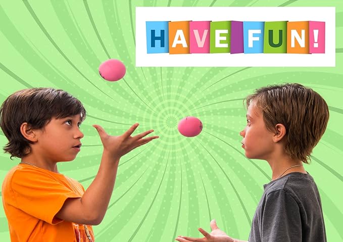JA-RU Super Bounce Pinky Ball (1 Bouncy Ball) Outdoor Games & Indoor Playground Kids Toys. Massage Therapy Stress Balls. Sports Party Favors & Carnival Prizes in Bulk. 976-1p