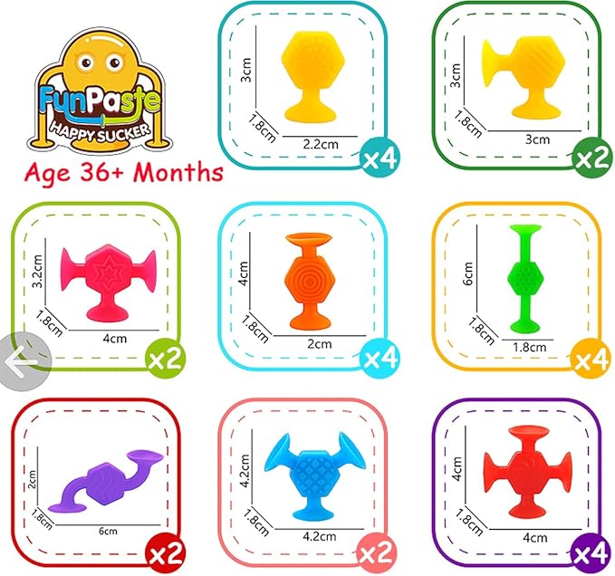 24 Pcs Bath Toys for Kids Ages 3+, Suction Cup Toys for Autistic Children, Stocking Stuffers Travel Window Stem Learning Toys, Bathtub Toys with Dinosaur Eggshell Storage