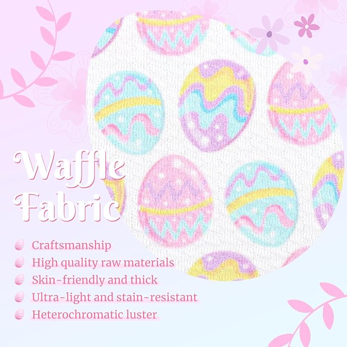 7” Large Baby Bows Easter Egg Bows Headbands for Girls Newborn Infant Elastic Tied Hairbands Bows Easter Cute Hair Accessories Gift Pink White Blue