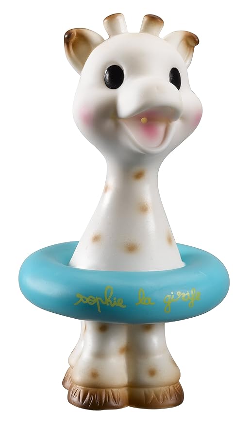 Sophie la girafe | Bath Toy | Colors May Vary (Blue or Yellow) | Fun Toy That Floats & Sprays Water When Pressed