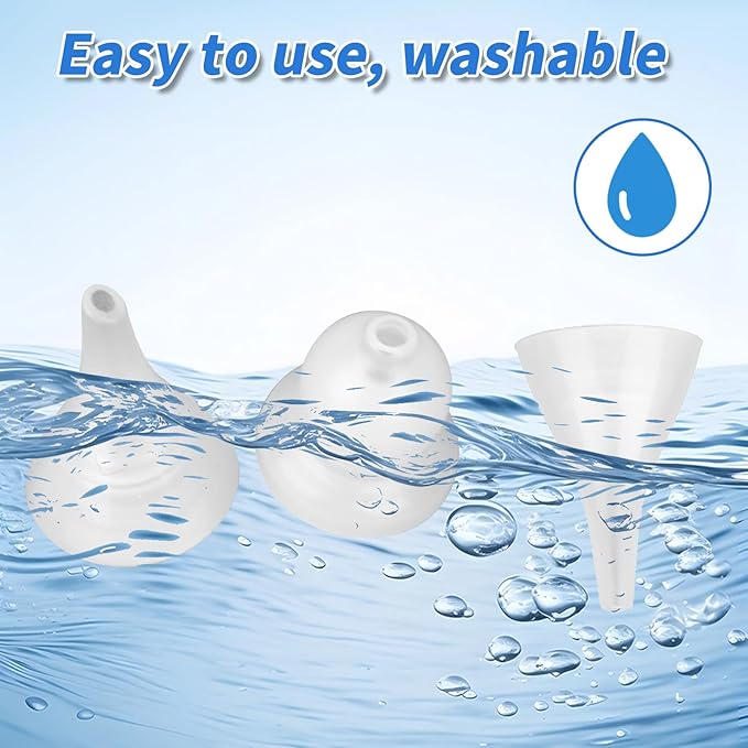 15pcs Nasal Aspirator Replacement Tips, Nose Sucker Silicone Replacement Part for Baby & Toddlers Compatible with GROWNSY Watolt LittleTora HEYVALUE Cocobela HailiCare KIDIRA TEQIN X-Bosak
