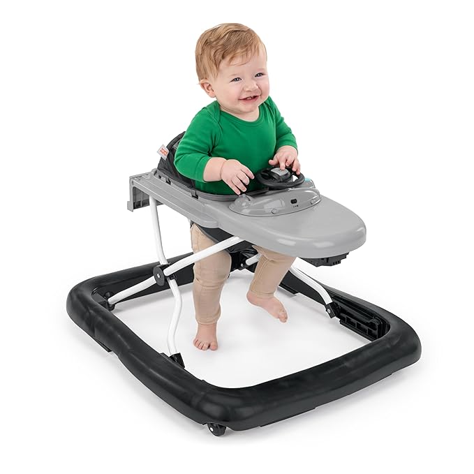 Bright Starts Ways to Play Walker - Ford F-150, All American, 4-in-1 Walker for 6 Months and Up, 2 Can Play At Once