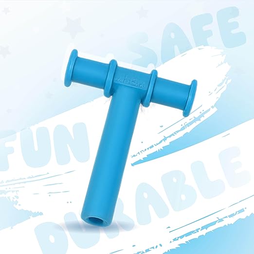 Chewy Tubes - Oral Motor Chewing Tool, Safe, Non-Toxic, Latex & Phthalate Free, Blue