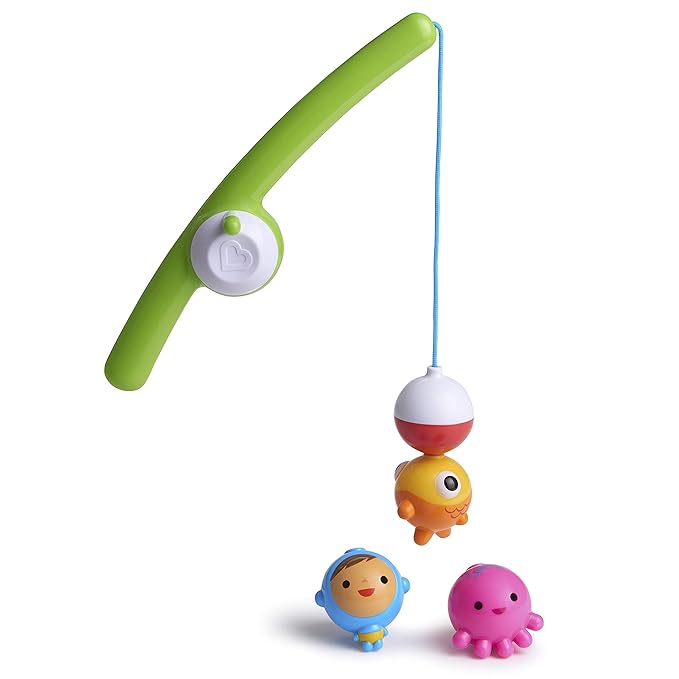 Munchkin® FallsTM Baby Bath Toy and Munchkin® Fishin'TM 4pc Magnetic Baby Bath Toy Set