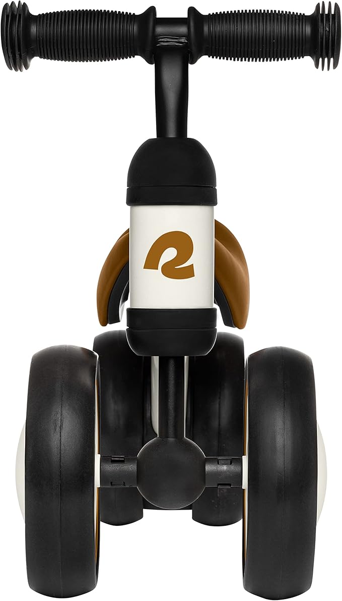 Retrospec Cricket Baby Walker Balance Bike with 4 Wheels for Ages 12-24 months - Toddler Bicycle Toy for 1 Year Old’s - Ride On Toys for Boys and Girls