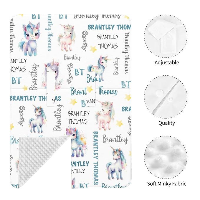 Personalized Winter Baby Car Seat Cover with Name Horse Winter Car Seat Cover for Baby Seat or Stroller Custom Infant Car Seat Covers Minky Blankets Nursing Cover Breastfeeding Scarf