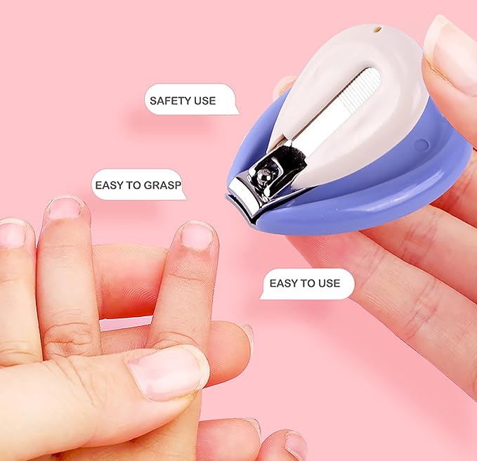 Steady Grip Infant Nail Clippers for Baby's Nail Care