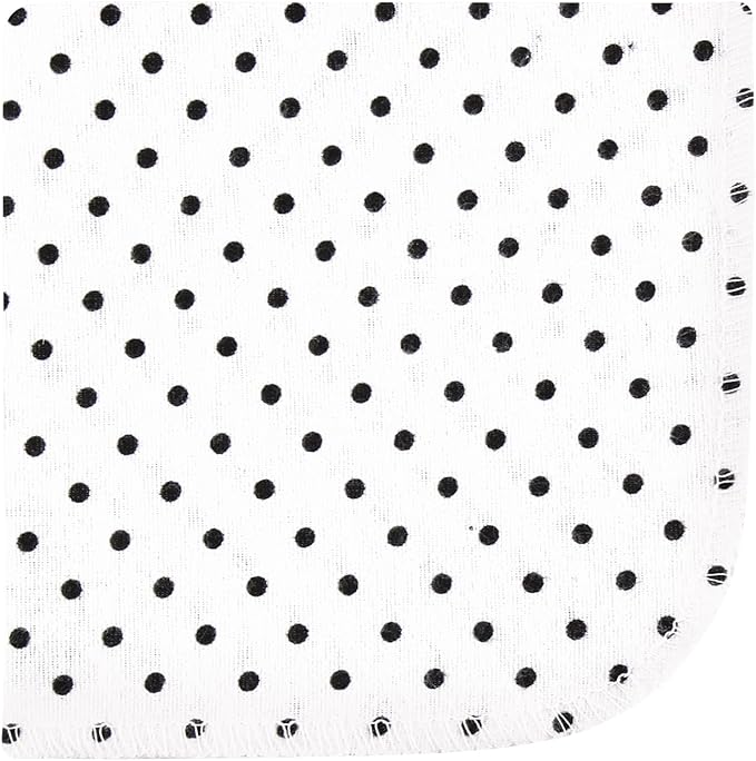 Hudson Baby Unisex Baby Flannel Cotton Washcloths, Pink Bows 10 Pack, One Size