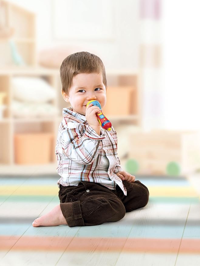 Clementoni - Baby Microphone for Children, Electronic Musical Play Early Childhood, Toy 10-36 Months, Activity Centre Lights and Sounds, 17931