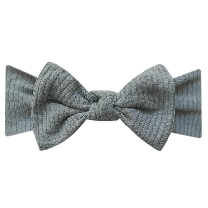 Copper Pearl Baby Bows: Stylish Headbands for Baby Girls, Premium Soft and Stretchy Baby Headbands, Perfect for Newborns, Trendy Designs - Moss
