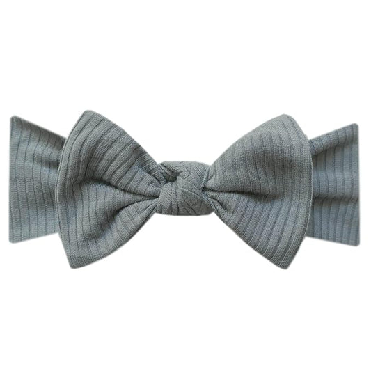 Copper Pearl Baby Bows: Stylish Headbands for Baby Girls, Premium Soft and Stretchy Baby Headbands, Perfect for Newborns, Trendy Designs - Moss
