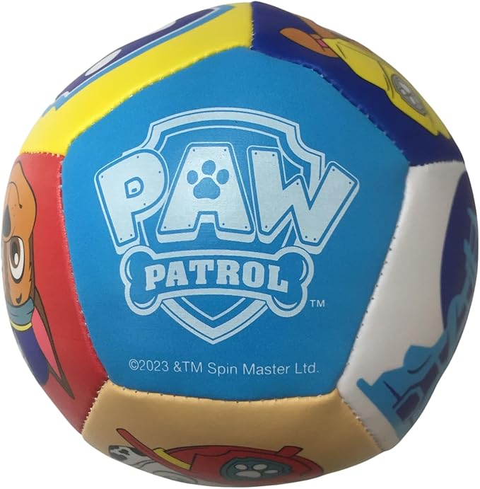 ODS Paw Patrol - Baby Ball Ultra Soft Soft Ball 12.7 cm in Faux Leather, Ideal as an Early Childhood Toy