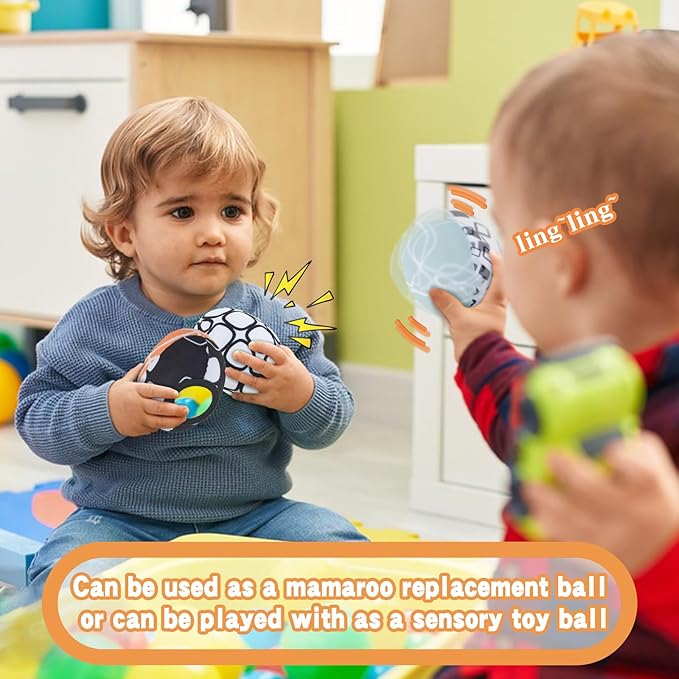 The Replacement Balls (for Mamaroo Swing) Offer More Interaction and Reversible Ball Options to Complement The Multi-Coloured with MamaRoo Cradle in a Set of 3 Balls ﻿