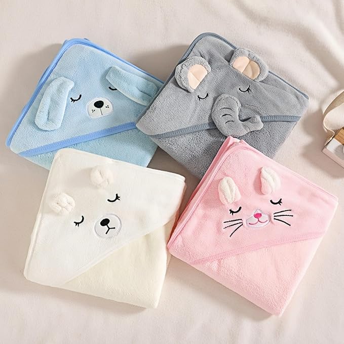 31 * 31 in Baby Bath Towels with Hood,Hooded Towels for Toddlers 1-3, Toddler Girl Boy Robe,Baby Towel,Infant Kids Towels for Newborn Babies,Toallas de Baño para Bebe