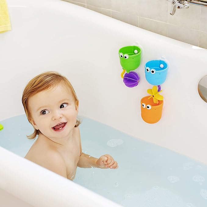 Munchkin® FallsTM Baby Bath Toy and Munchkin® Fishin'TM 4pc Magnetic Baby Bath Toy Set
