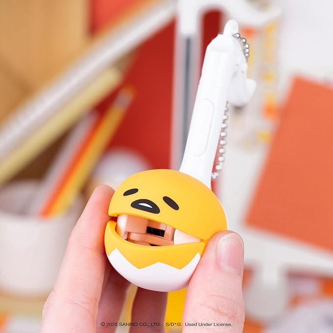 Otamatone Melody Gudetama Electronic Portable Music Instrument / Synthesizer Toy from Japan by Maywa Denki (Officially Licensed Gudetama The Lazy Egg) [English Instructions]
