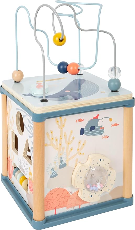 Small Foot 11910 Motor Skills Cube Underwater World, Blue
