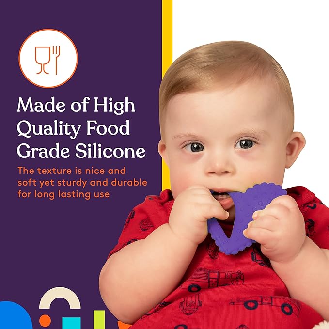 Special Supplies Teether Heart Spoon Oral Motor Therapy Tools, Textured Stimulation and Sensory Input Treatment for Babies and Toddlers, BPA Free Silicone, Dual Use Spoon Plus Teether