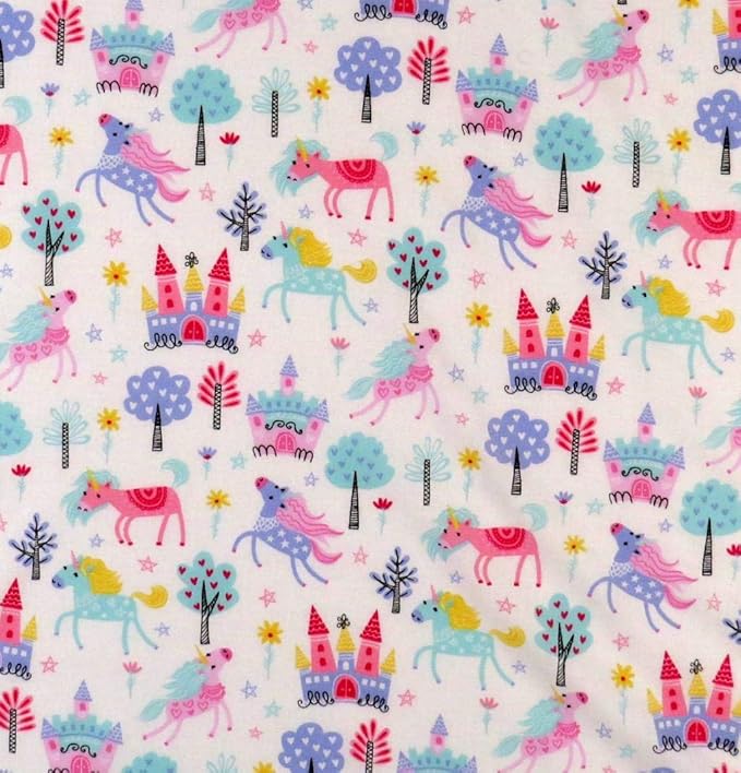 SheetWorld Baby Fitted Pack N Play Sheet Fits Graco 27 x 39 inches, 100% Cotton Woven Sheet, Unisex Boy Girl, Unicorns, Made in USA