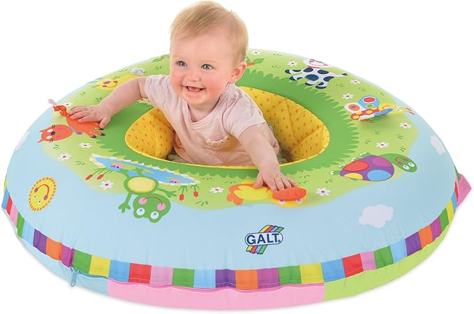 Galt Toys, 3 in 1 Playnest & Gym, Baby Activity Center & Floor Seat, Ages 0+, Multicolor, Model:1004819