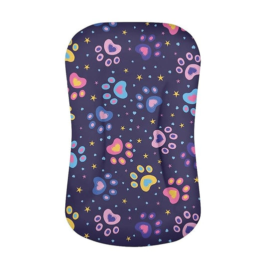 Dog Paws Baby Lounger Cover for Dockatot Deluxe 0-24 Months Baby Sunflower Snuggle Me Lounger Newborn Pillow Oil Paint