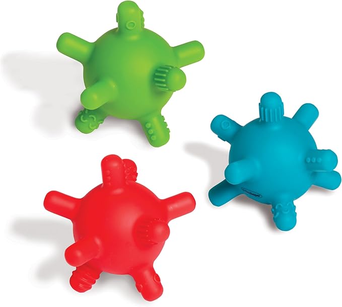 Edushape - Multicolor Teething Balls - Set of 3