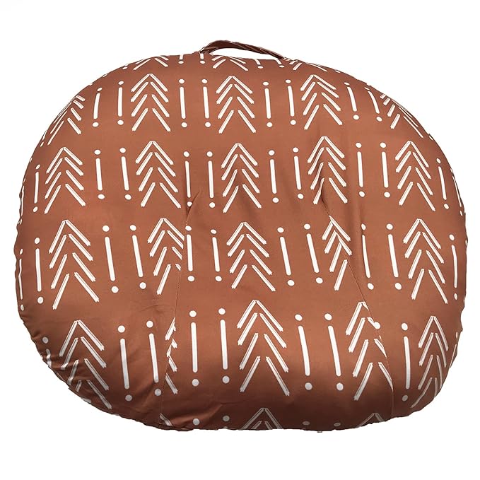 Newborn Lounger Cover for Original Baby Pillow (Rust)