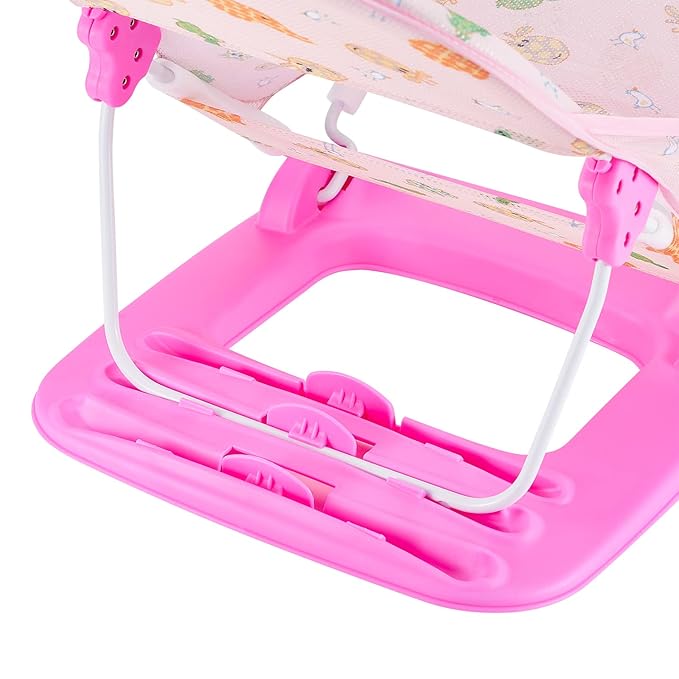 Foldable Baby Bather - Baby Bath Support with 3 Adjustable Positions for Newborns to 12 Months (Pink-01)