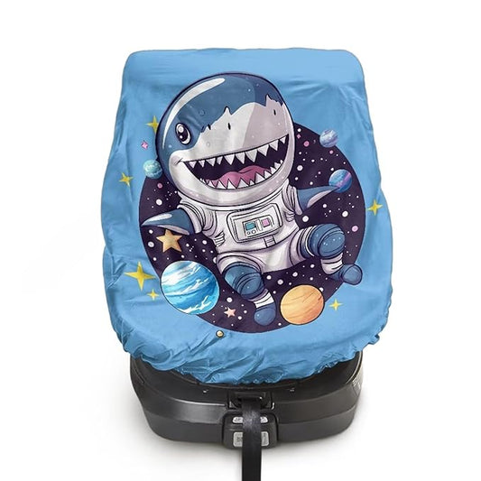 XYZCANDO Shark Car Seat Covers for Babies Cute Baby Car Seat Shade Cover for Travel Easy to Install Car Seat Protector for Child Car Seat Washable Baby Car Seat Cover for Travel Gift for Her