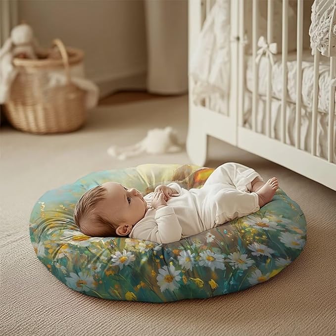 Newborn Lounger Cover, Waterproof Portable Baby Lounger Cover Soft Washable Breathable Newborn Lounger Slipcover Stretch Infant Lounger Cover for Boys Girls Home Decor Dog Paw