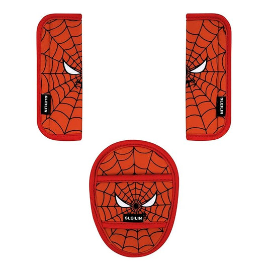 3 Pcs Car Seat Straps Shoulder Pads Suit for Kids : Ultra-Soft Child Car Seat Strap Covers, Kids Car Seat Strap Pads, Cute Plush Printed Seat Belt Covers, Hip Support, for Pushchair, Baby Stroller