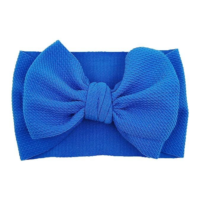 Baby Headbands for Girls Nylon Hair Bows Turban Knotted Headwraps for Newborn Infant Toddlers Kids (PR23-10)