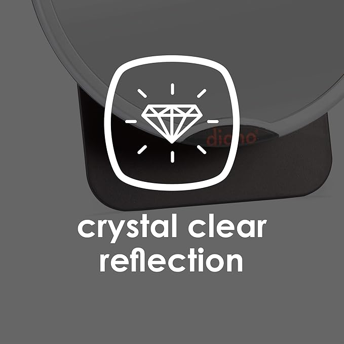 Diono Baby Car Mirror 4 Pack, Safety Mirror for Rear Facing Infant, Adjustable with Wide Crystal Clear View