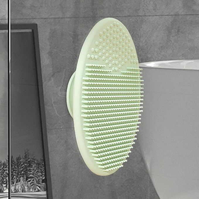 Generic Baby Scalp Brush - Baby Bath Scrubber | Silicone Baby Hair Scrubber | Children Scalp Massager Comb | Newborns Bath Brush | Comb for Washing Baby Hair | Cradle Cap Bath Brushes, Green