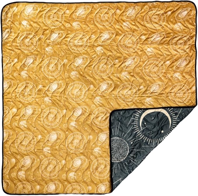 Kinder Cloth Diaper Co Adventure Play Mat - Machine Washable, Reversible, Water-Resistant, Quilted Blanket