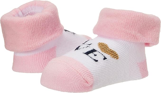 Hudson Baby Girl's Headband and Socks Giftset