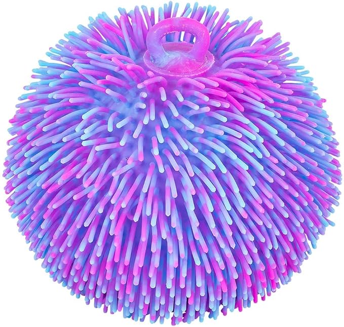 Rhode Island Novelty 9 Inch Two-Toned Puffer Balls, 6 Pieces Per Order
