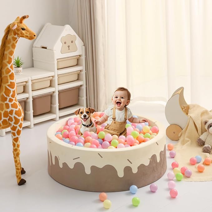 GOGOSO Ball Pit Balls for Toddlers Dogs Baby Boys Girls 2.2Inch Plasticball Toys for Kid Play Tent Birthday Slides Party Decor 50 100 170 200 500 1000